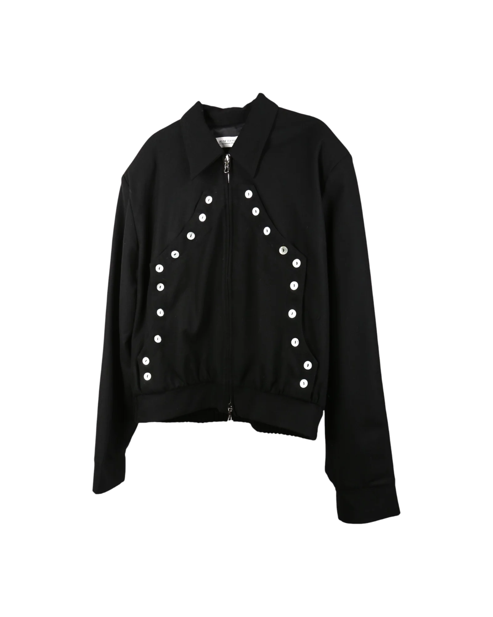ænrmòus Relax Panel Jacket Black - Image 2
