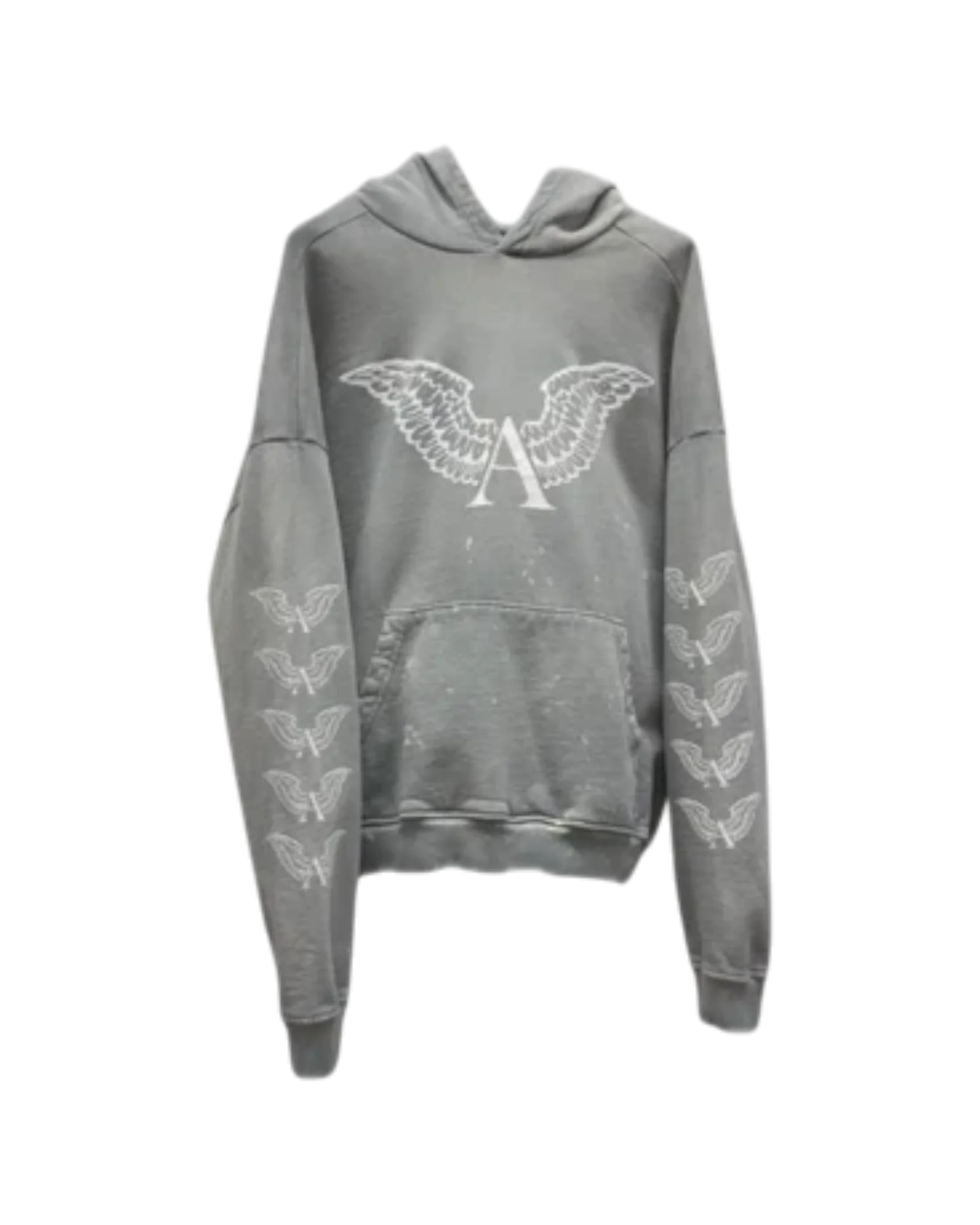 Alexander Digenova Logo Hoodie Thrashed Sky Blue - Image 6