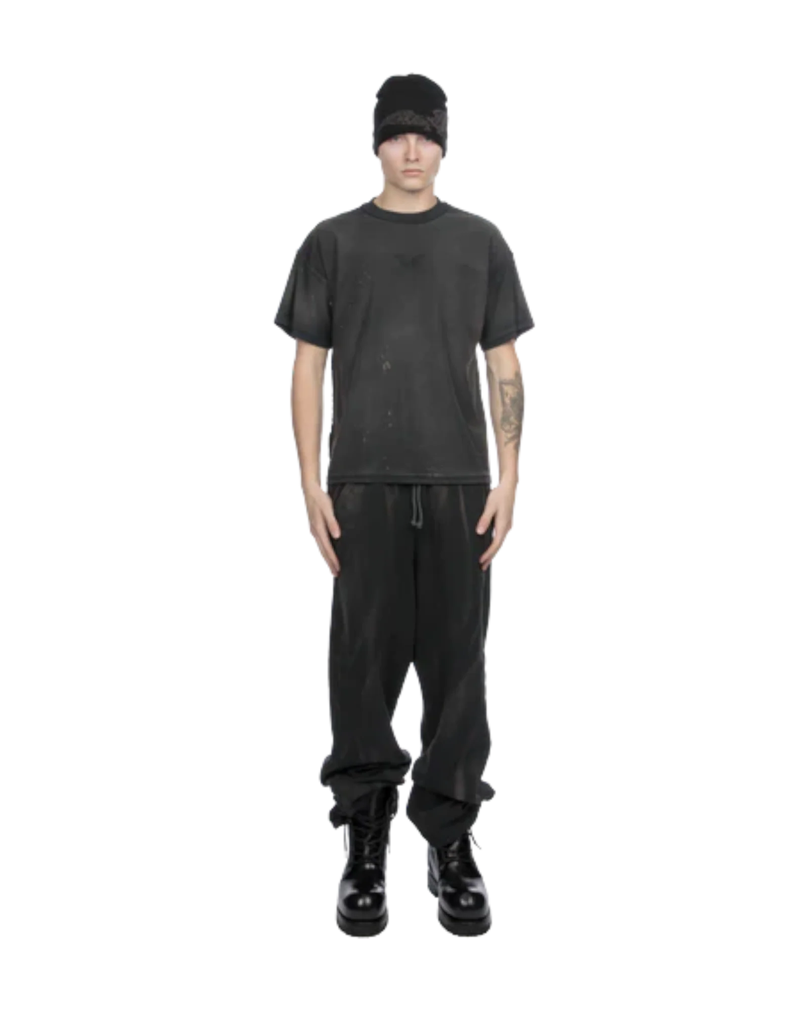 Alexander Digenova Logo Inside Out T-Shirt Special Black - Image 3