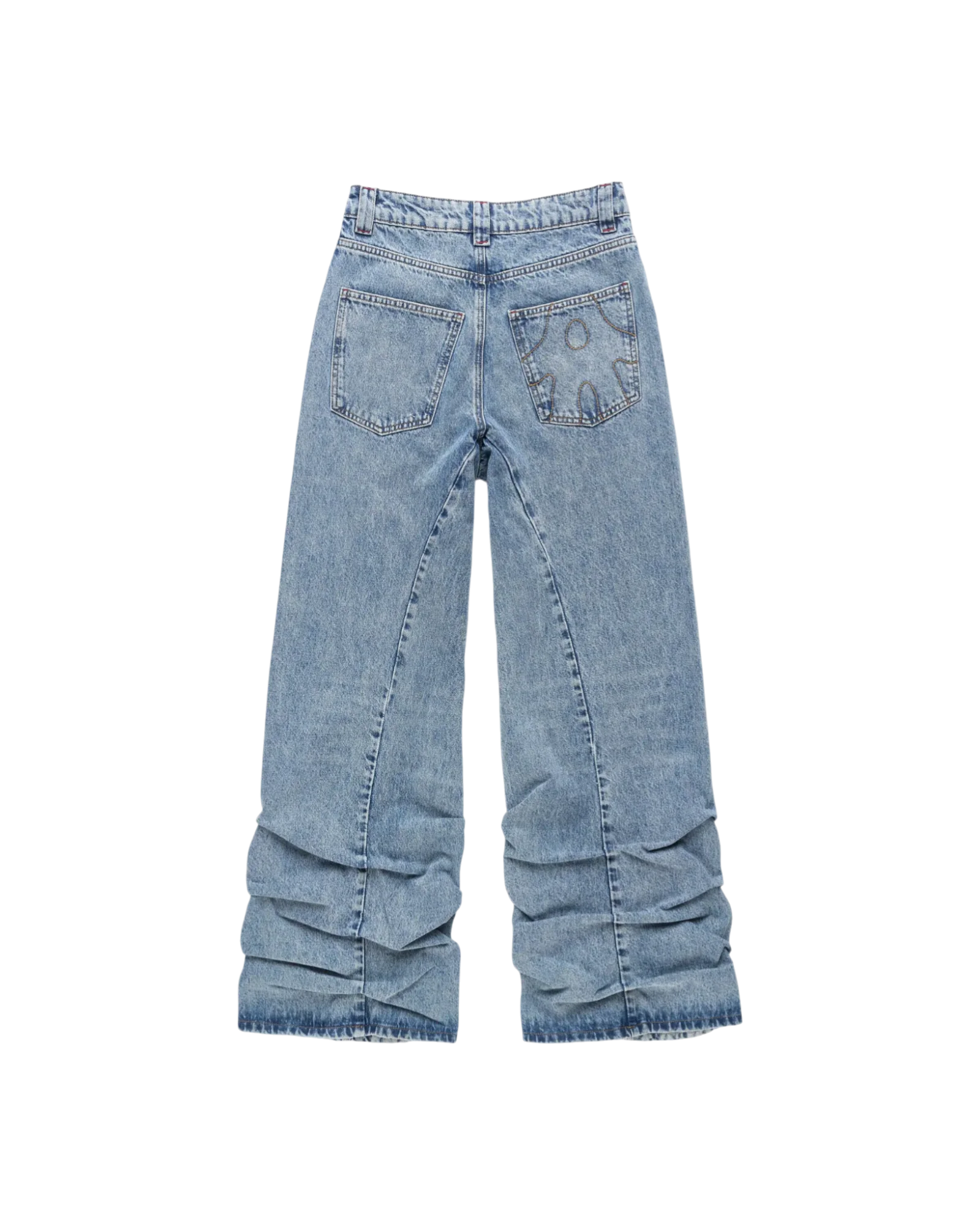 Avavav Pleated Jeans Blue - Image 2