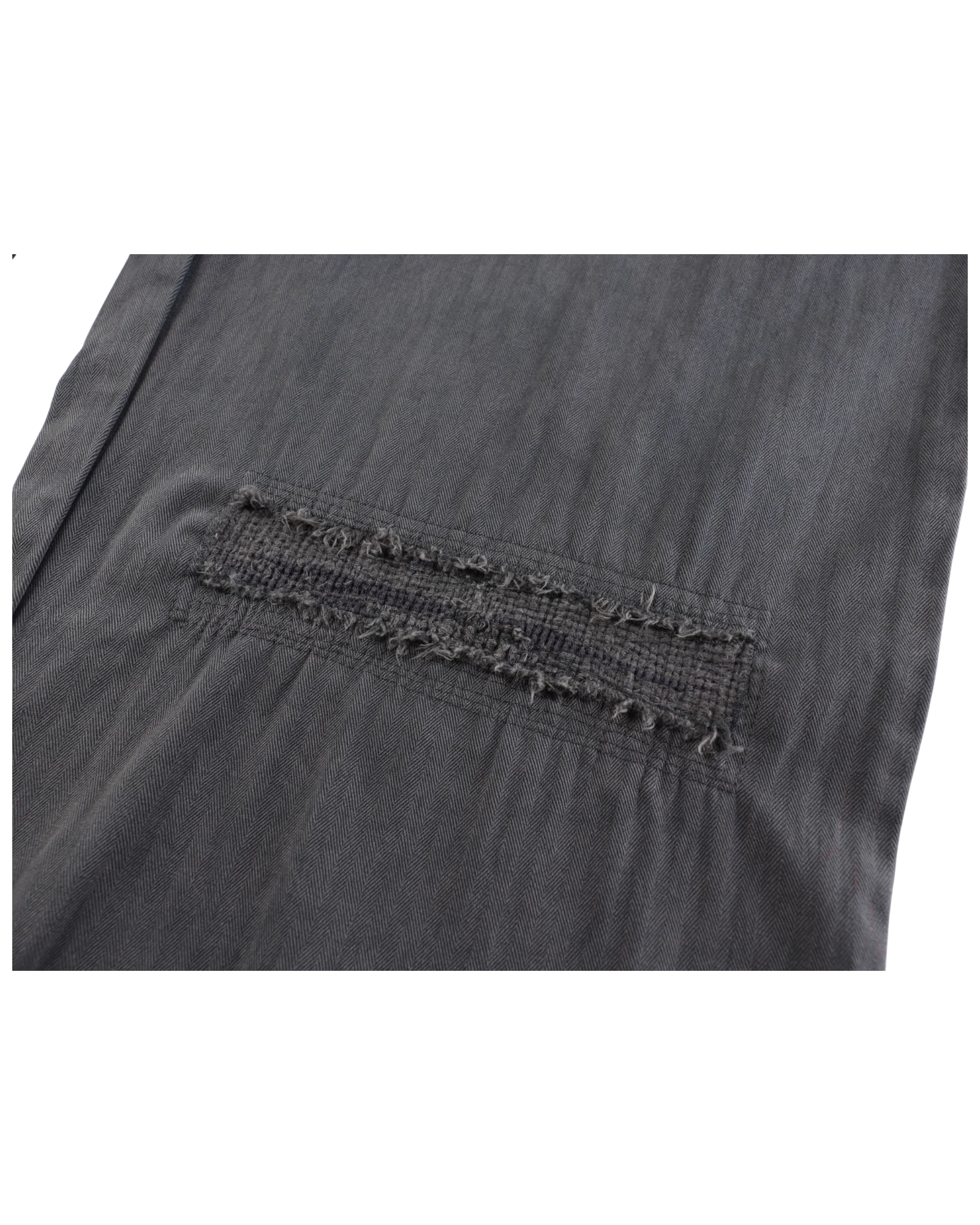 DRIFTA "Lowkey Flex" Distressed Washed Utility Cargo Pants Black - Image 4