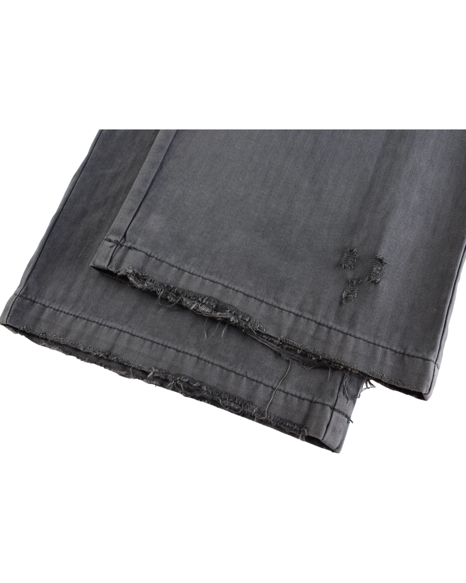 DRIFTA "Lowkey Flex" Distressed Washed Utility Cargo Pants Black - Image 5