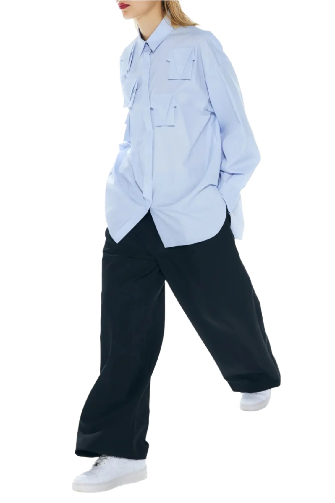 Enfold Motif Shirt White - Image 4