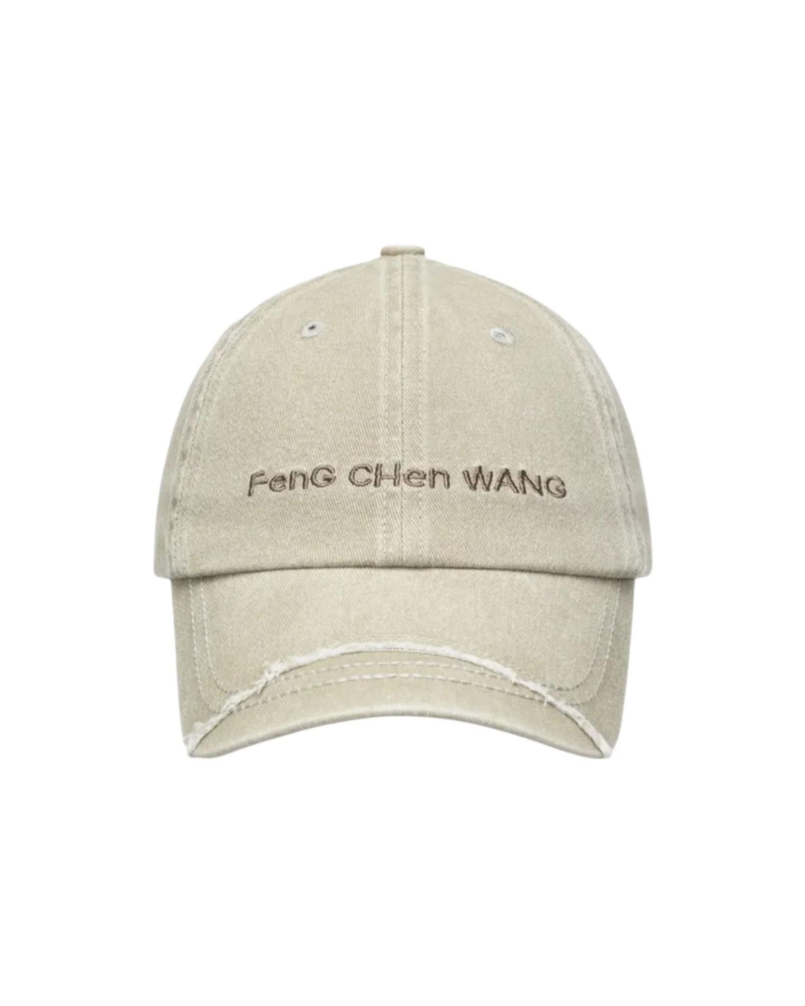 FengChenWang Beige Baseball Cap