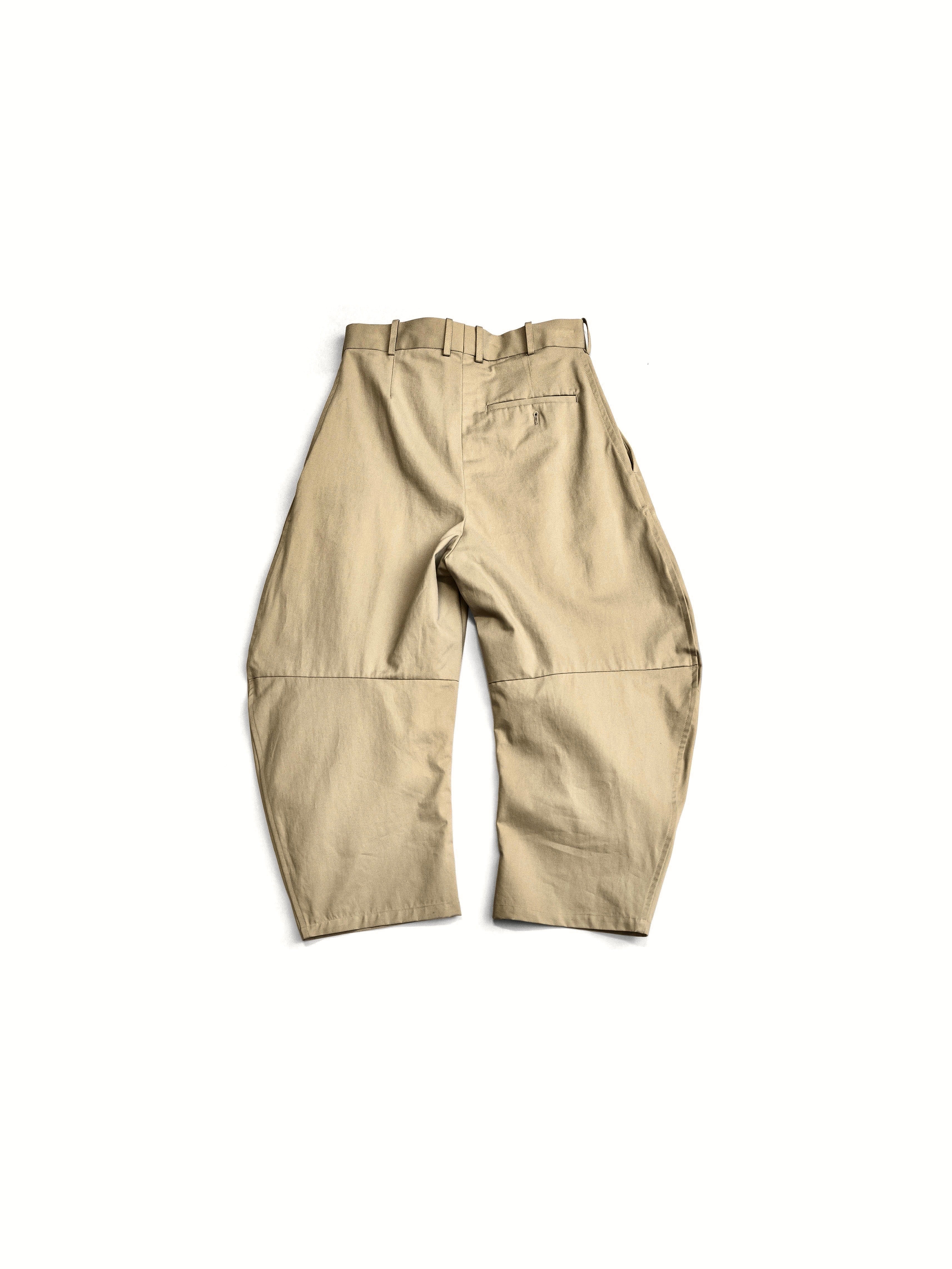 Hed Mayner Curved Leg Pants Green - Image 2