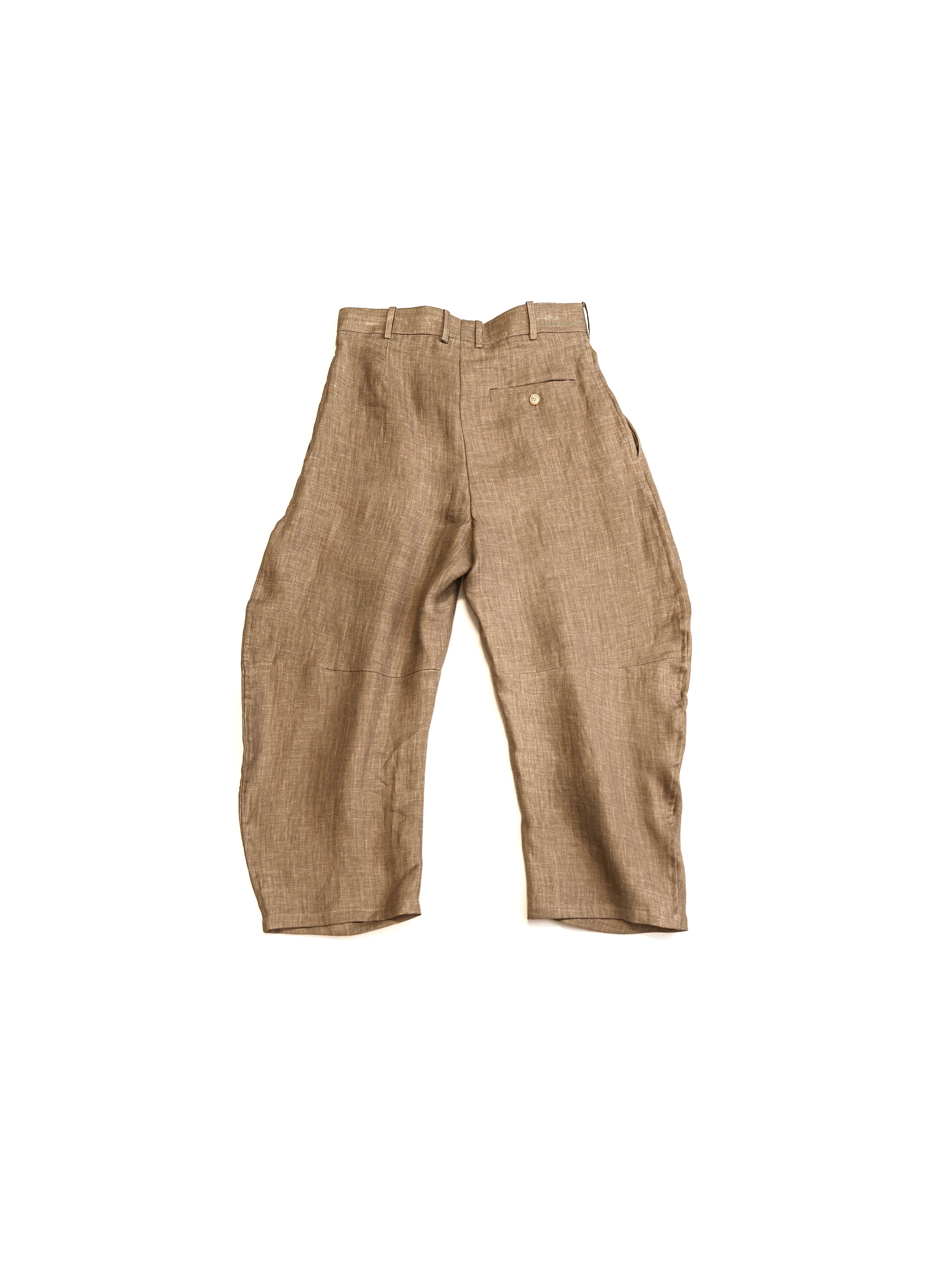 Hed Mayner Pleated Trousers Medium Beige - Image 2