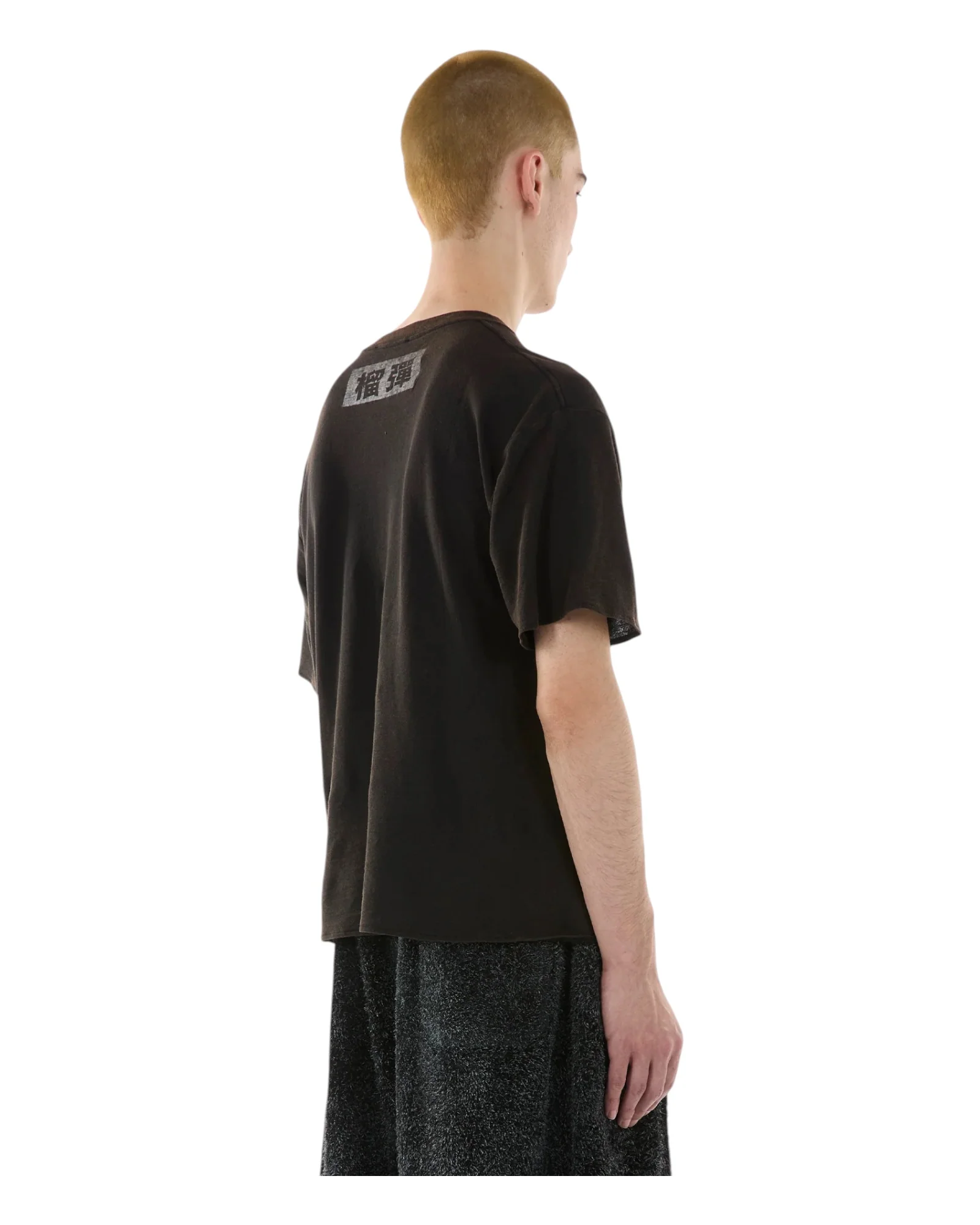 Luu Dan Thrash Tee Renegade Man / Washed Black - Image 3