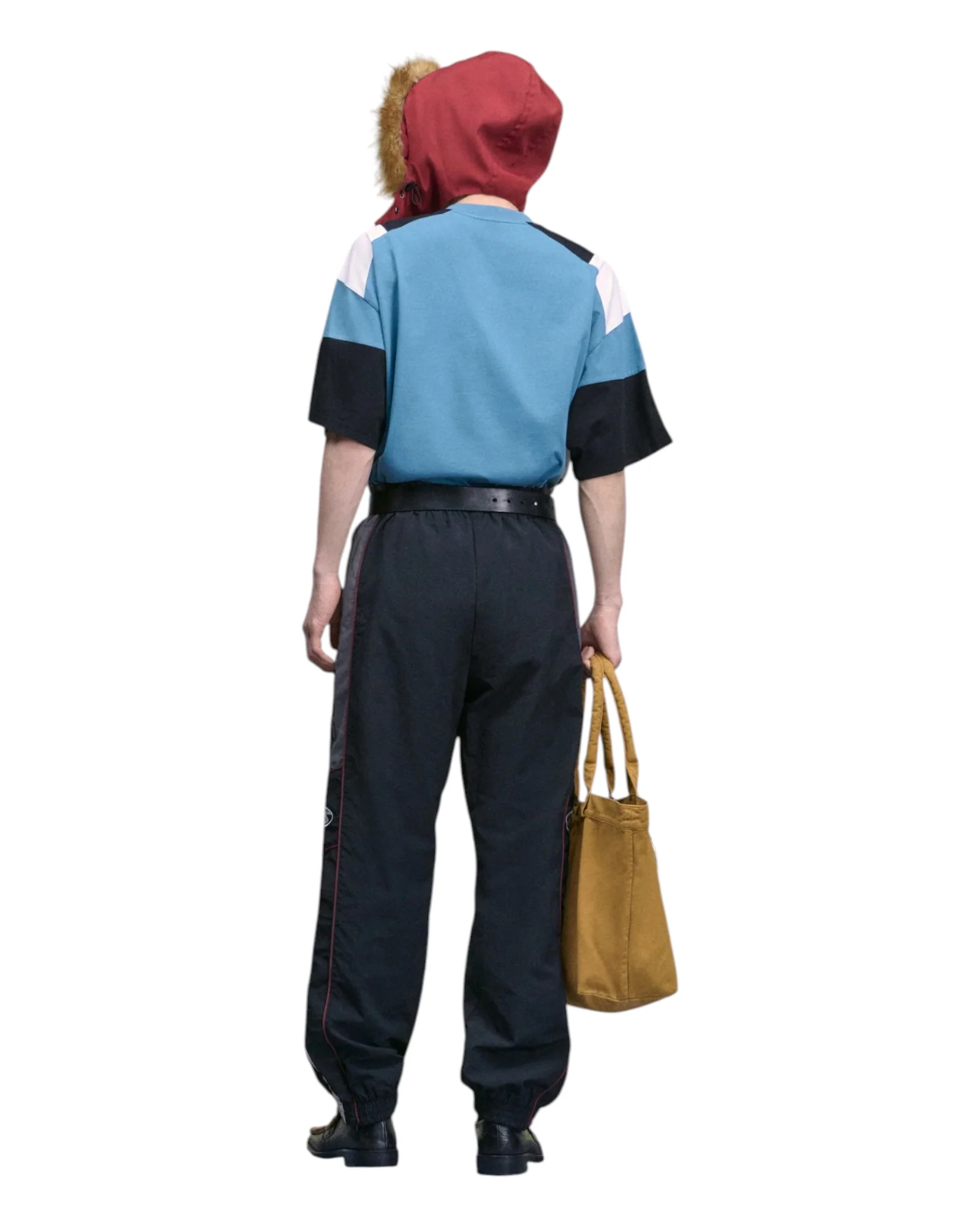 Martine Rose Oversized Panelled T-shirt Blue - Image 5