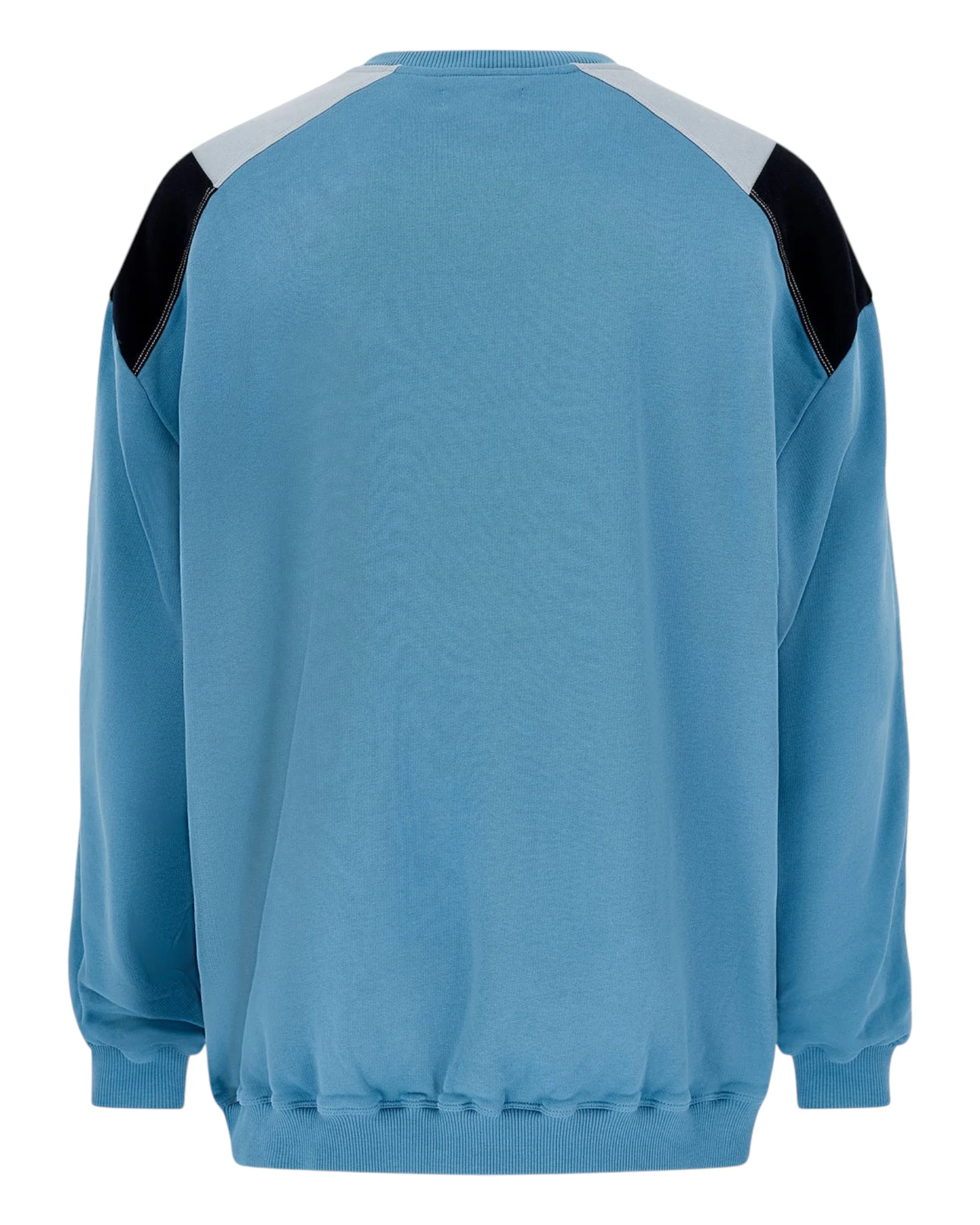 Martine Rose Panelled Sweatshirt Blue - Image 2