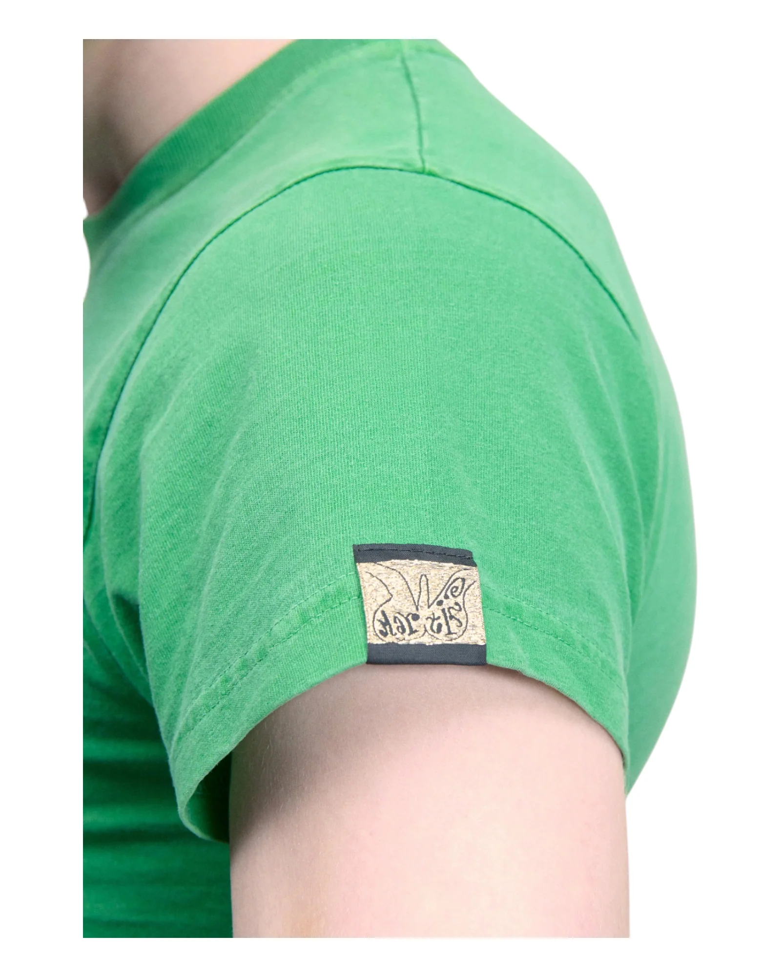 Martine Rose Shrunken  T-shirt Green Rose Martine - Image 4