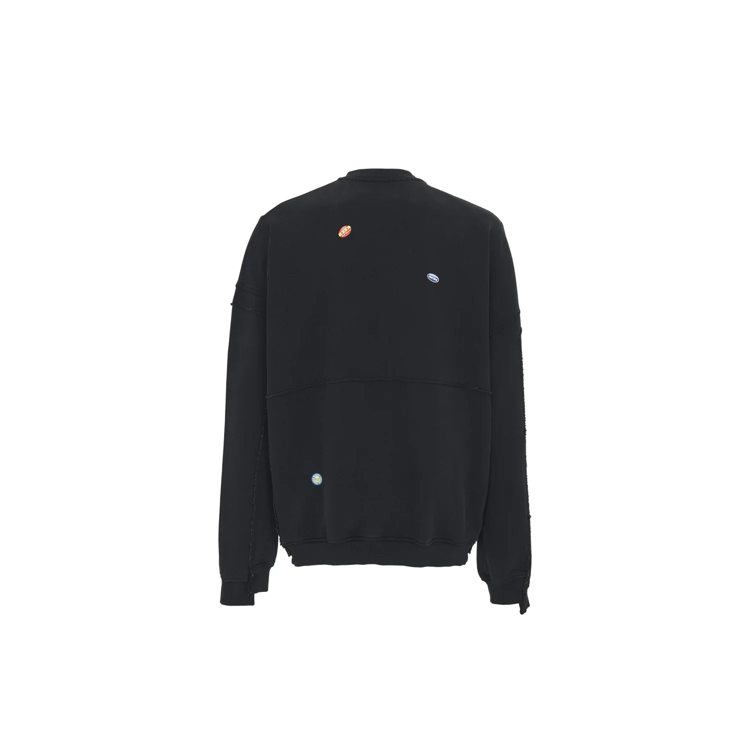 Martine Rose Zip Up Crewneck Black - Image 2