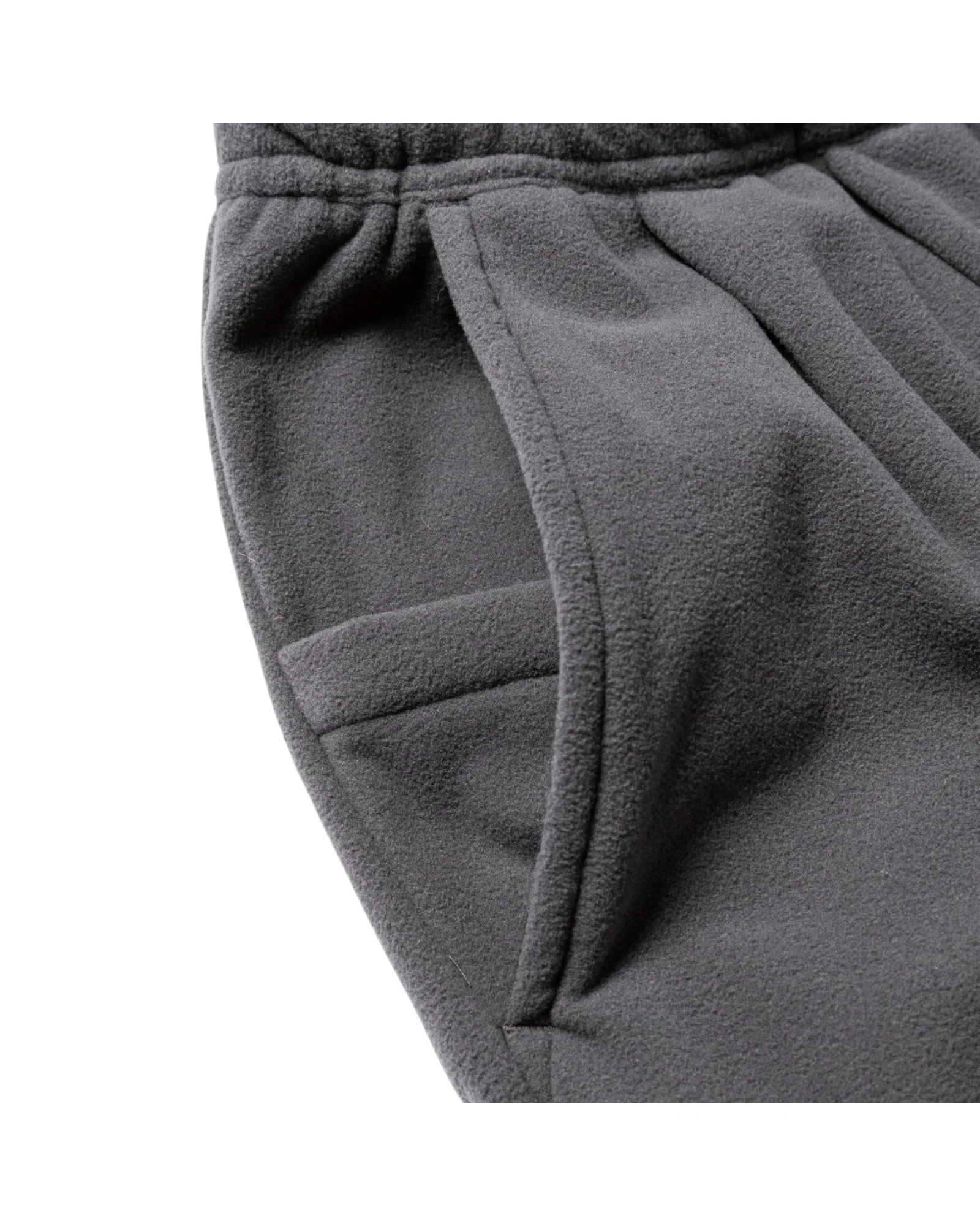 Meanswhile Polartec® Fleece Wide Slacks Grey - Image 4