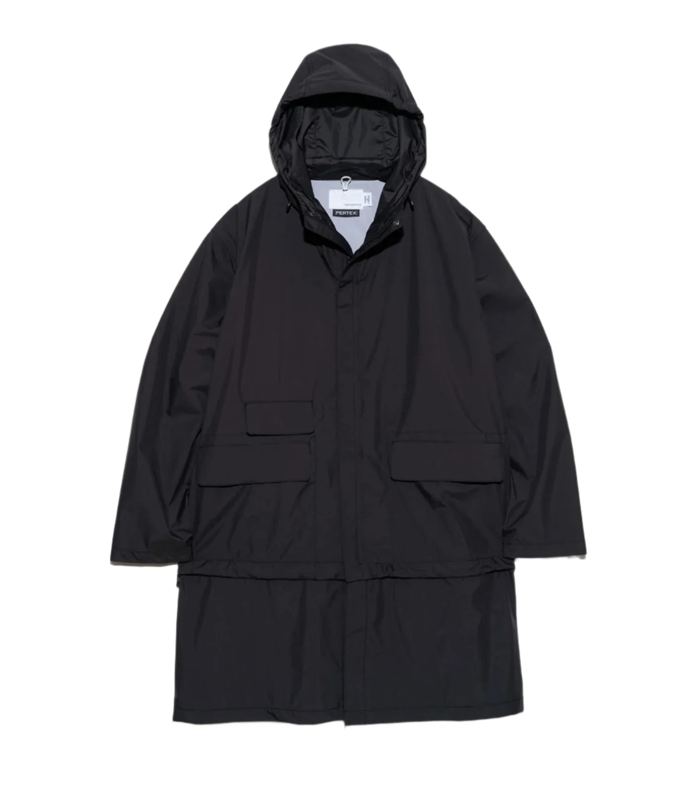Nanamica 3L PERTEX SHIELD 2Way Travel Coat Black - Image 2
