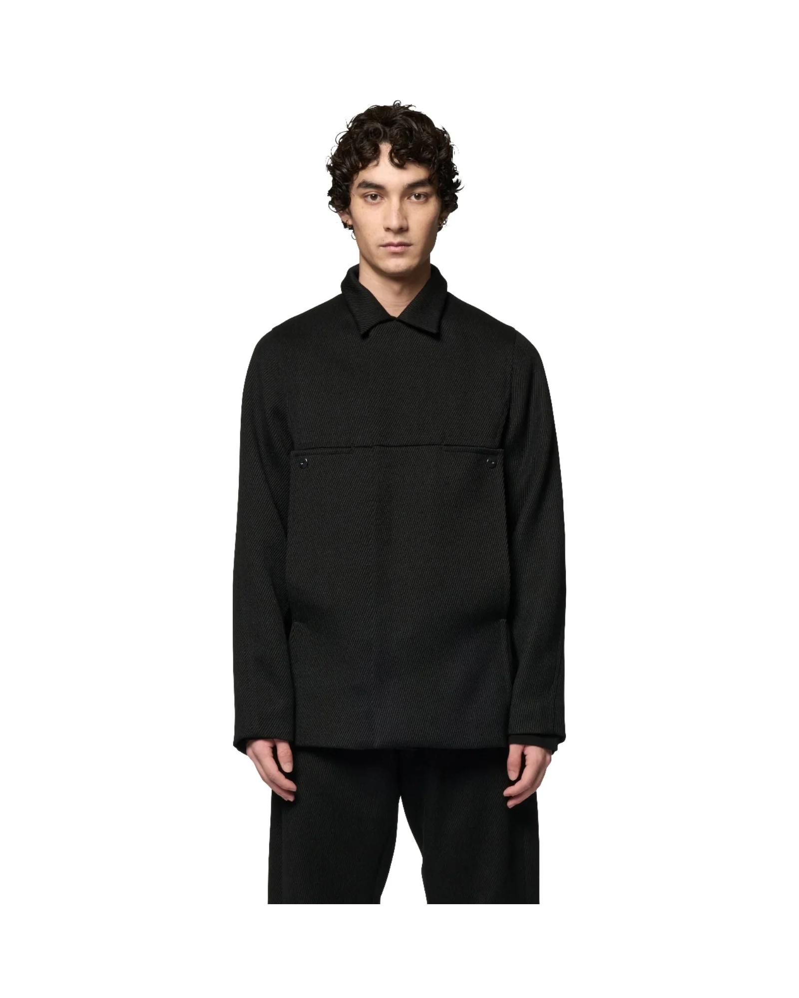 Omar Afridi Nova Over Coat Black