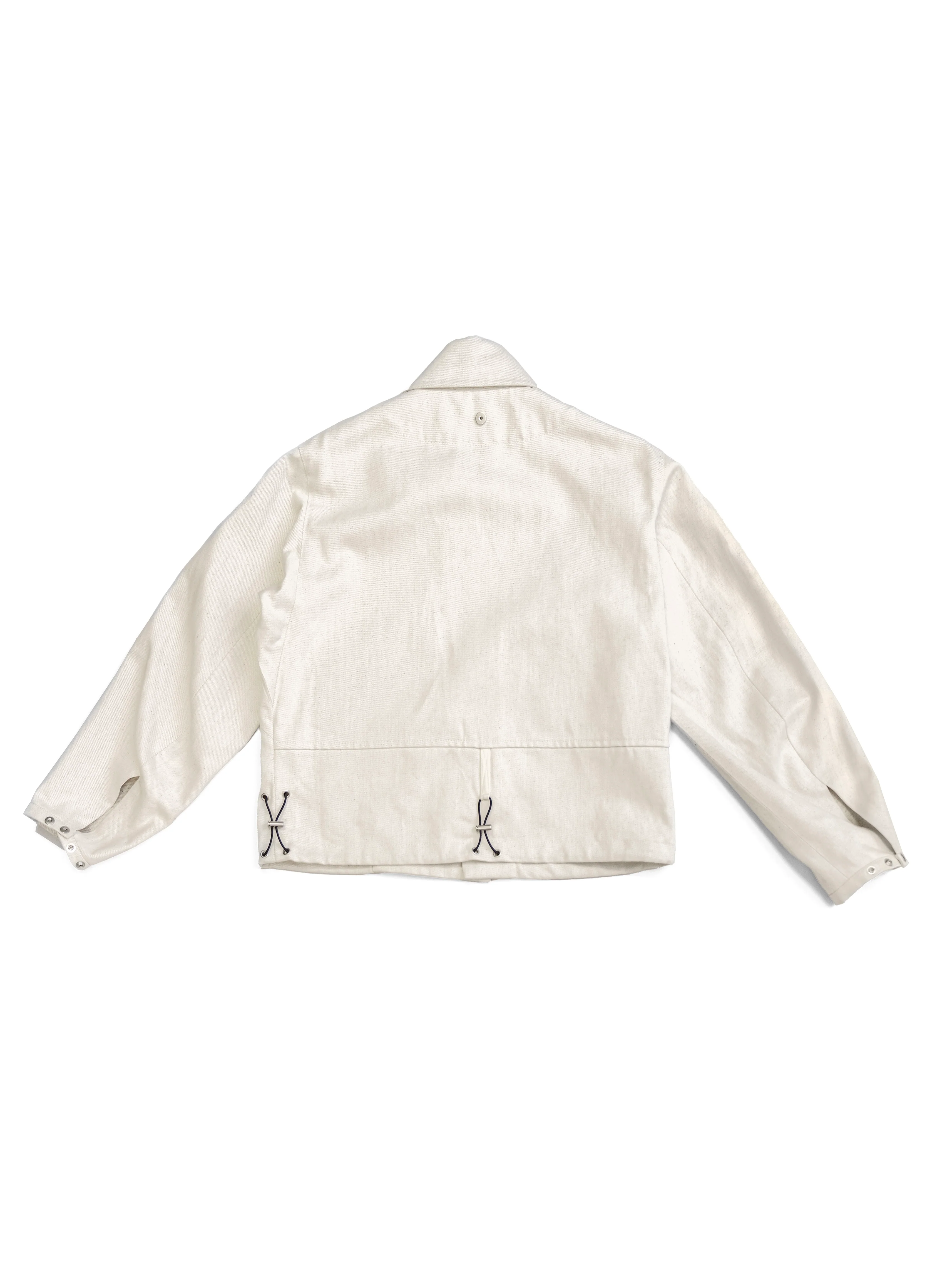 Omar Afridi Drawcord Blouson Ivory - Image 3