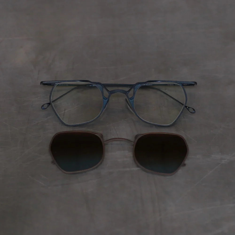 Rigards - The Viridi-Anne 1999TVA Double Layer Sunglasses Midnight