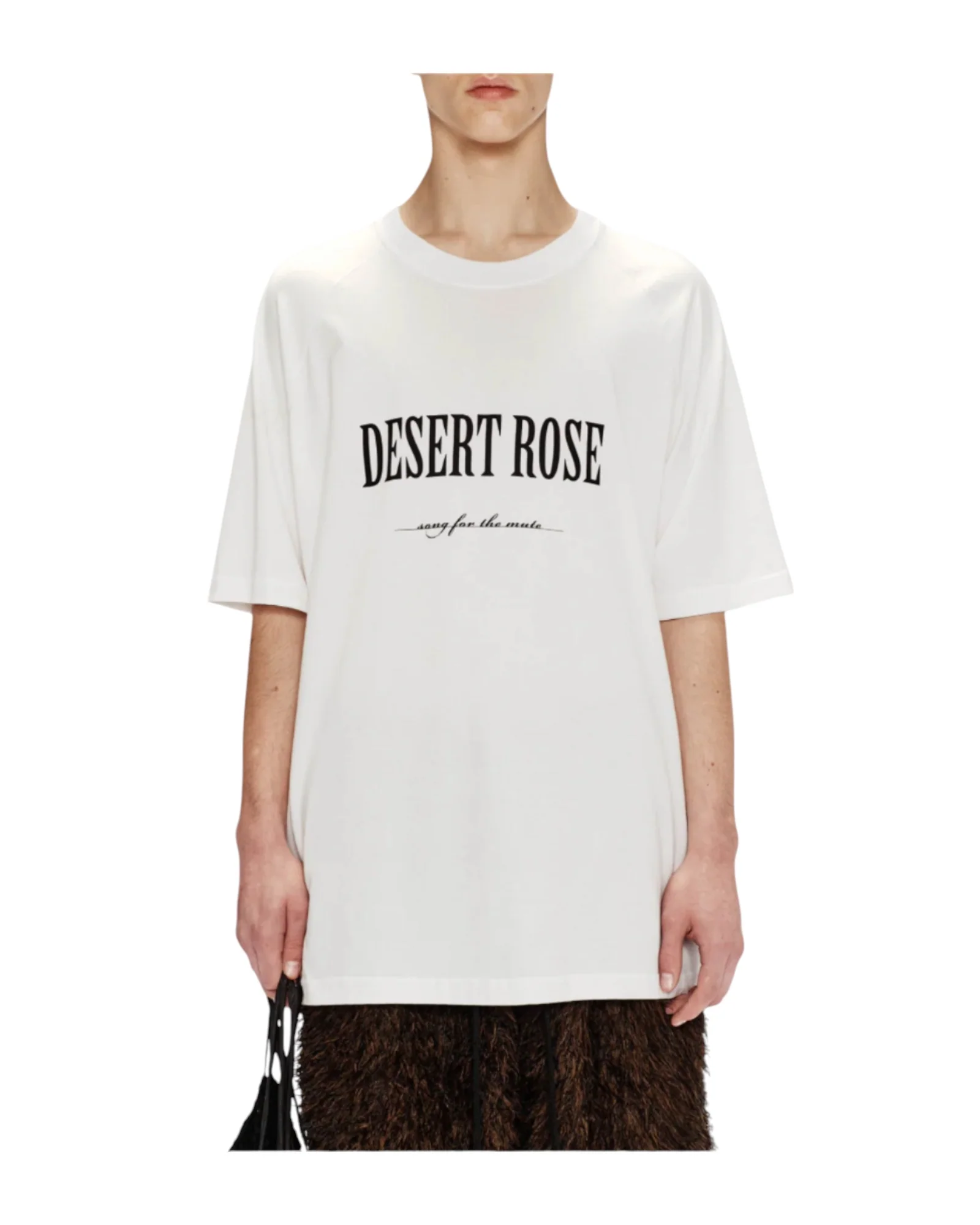 Song for the Mute Desert Rose Raglan Tee White