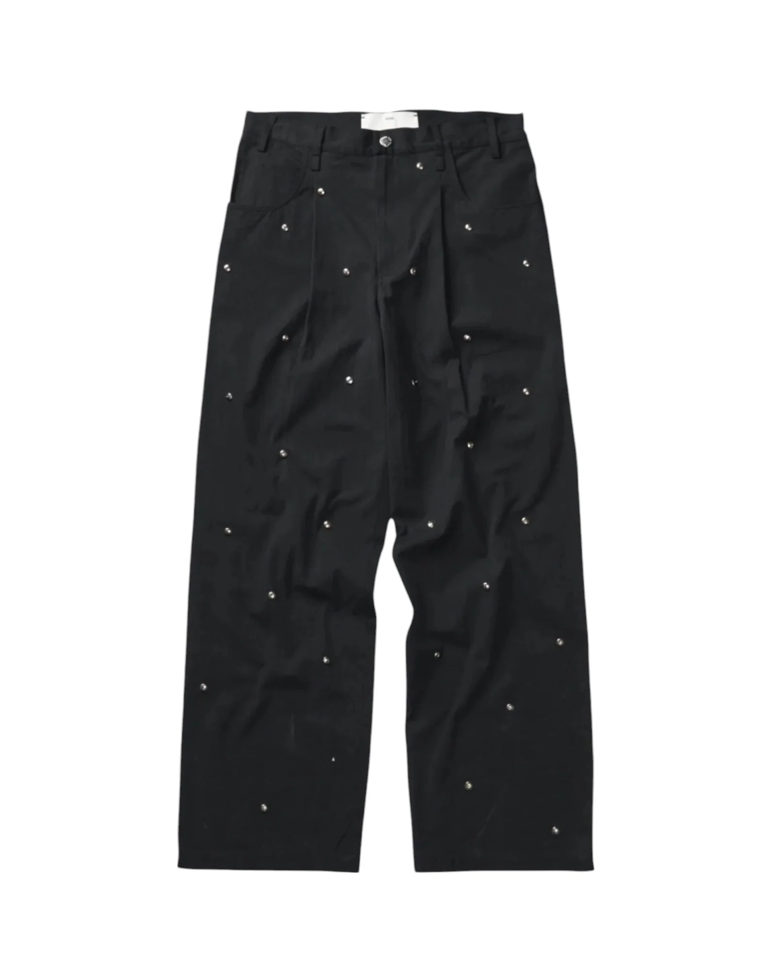Song for the Mute Metal Bead Boyfriend Jeans Black