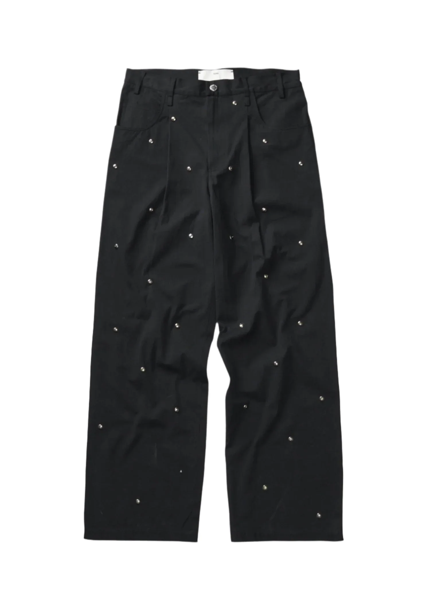 Song for the Mute Metal Bead Boyfriend Jeans Black - Image 2